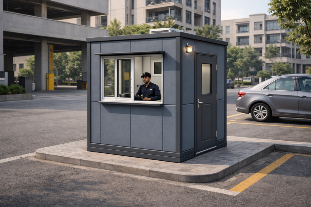 Portable Security Offices for Construction Sites and Commercial Properties