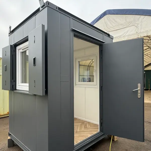 High Quality Portable Security Guard Cabins for Site Protection