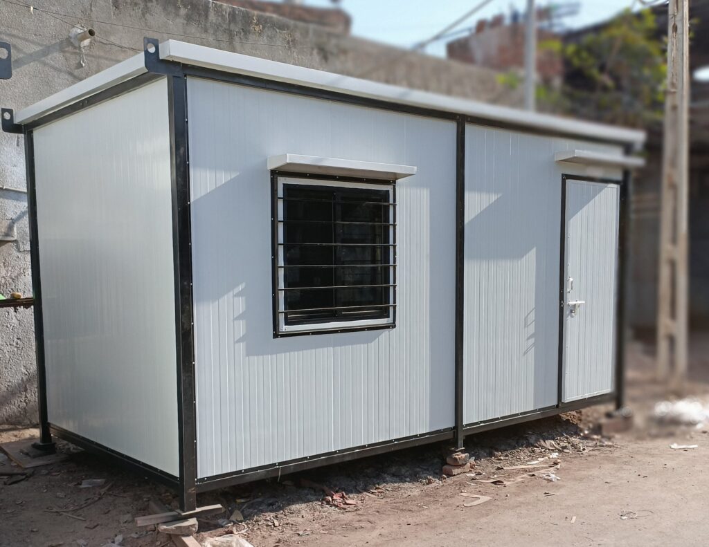 Prefabricated Portable Security Office Cabins for Site Monitoring